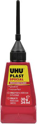 [UHU-45880] UHU Plast 45880 - Colle à maquette 34 ml