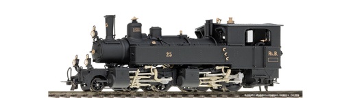 Bemo 1293 124 - Locomotive vapeur RhB G 2/2 + 2/3 24 "CHIAVENNA" - HOm