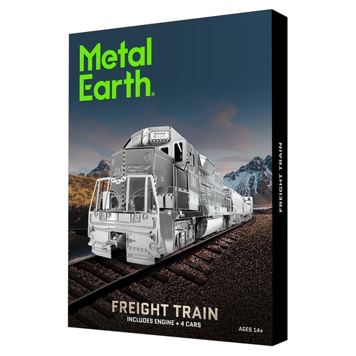 [MET-570104] Metal Earth - Set Freight Train (5 pièces) - 3D