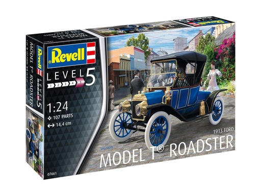 [REV-07661] Revell 07661- Ford 1913 Model T Roadster - 1/24 - 14.4 cm long
