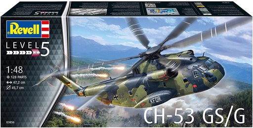 [REV-03856] Revell 03856 - Hélicoptère  CH-53 GS/G - 1/48 - 47.2 cm largeur - 128 pièces
