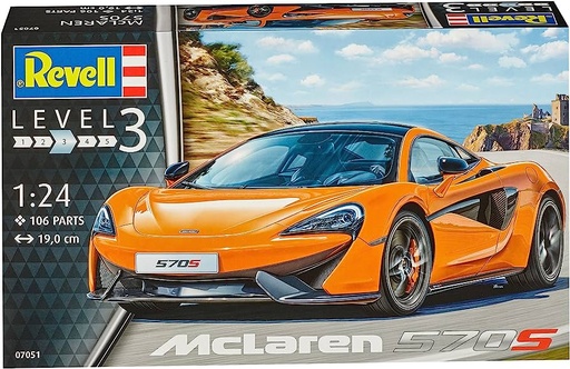 [REV-07051] Revell 07051 - McLaren 570S - 1/24 - 19 cm long - 106 pièces