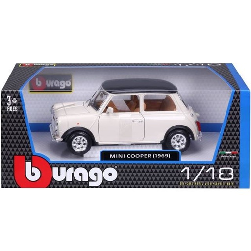 [BUR-12036-BG] Burago 12036 - Mini Cooper (1969) - 1/18