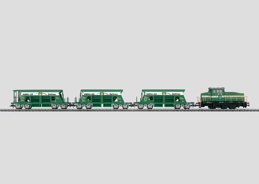[MAR-28453] Märklin 28453 - Coffret train de gravier suisse (4 pièces) "Makies AG"- HO