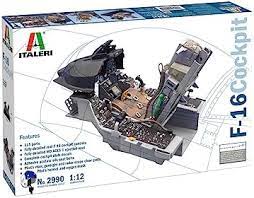 [ITA-2990] Italeri 2990 - Cockpit Avion F-16 - 1/12