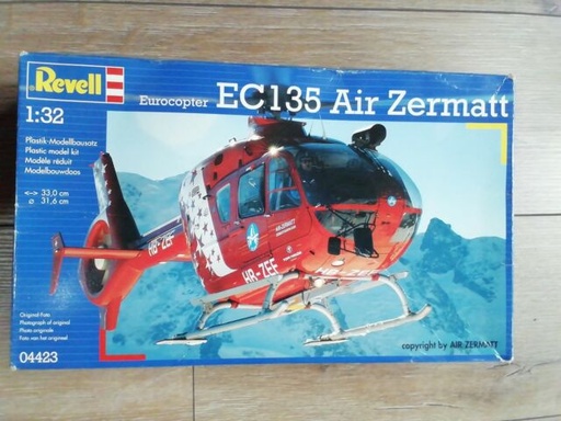 [REV-04423] Revell 04423 - EC135 Air Zermatt - 1/32 - 31.6 cm largeur - Suisse