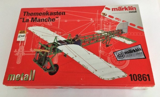 [MAR-10861] Märklin Metall 10861 - Coffret à thème : "La Manche" - Kit métal - Avion
