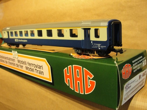 [HAG-462] HAG 462 BLS Wagon voyageurs standard "Lötschbergbahn" - 1ère et 2ème classe HO (AC)