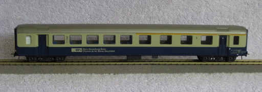 [HAG-495] HAG 495 BN Wagon voyageurs standard - 2ème classe - HO (DC)    