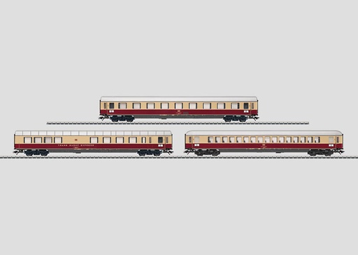 [MAR-43859] Märklin 43859 - Coffret de 3 voitures de train express "TEE Bavaria" - DB - HO   