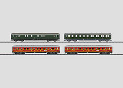 [MAR-43204] Märklin 43204 - Coffret de 4 voitures pour train de grandes lignes - DB - HO   