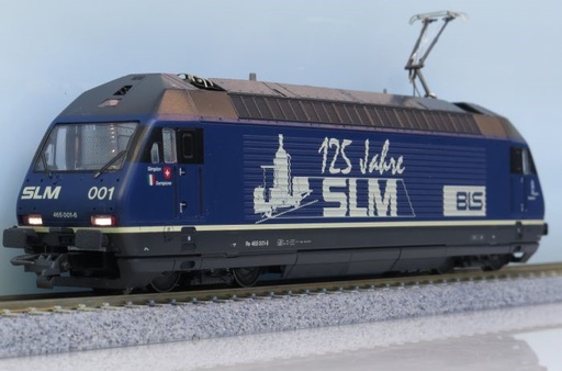 [ROC-43656] Roco 43656 SLM2 - Locomotive électrique Re 465 "125 Jahre SLM" - BLS - HO