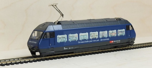[ROC-43655 SP] Roco 43655SP- Locomotive électrique Re 460 "Swisspool" - SBB - (DC) - HO 