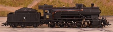 [ROC-43335.1] Roco 43335.1 - Locomotive à vapeur avec tender C 5/6 "2593" - SBB - (DC) - HO 