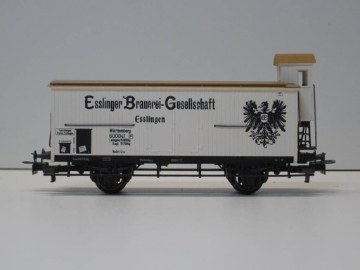 [MAR-4782] Märklin 4782 - Wagon à bière "Esslingen" avec cabine de freinage - HO - (Ancien boitage) 