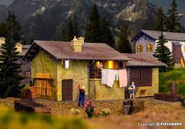 [KIB-38809] Kibri 38809 - Maison de montagne Palü à Grevasalvas (CH) - HO  