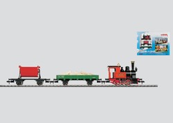 [MAR-54403] Märklin 54403 - Set de départ échelle 1 - Composition "Emma" avec Locomotive à vapeur et wagons marchandises 