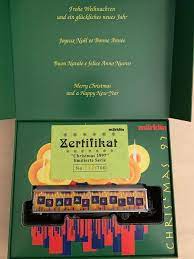 [MAR-4735.914] Märklin 4735,914 - Wagon de Noël "Christmas 1997"  Edition limitée à 700 exemplaires avec certificat numéroté - HO