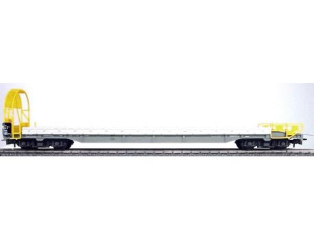 [OKAZ-HAG-376-1] OKAZ - HAG 376-1 - Wagon pour transport de Véhicules BLS - HO (DC) (Traces de colle sur plateforme)   