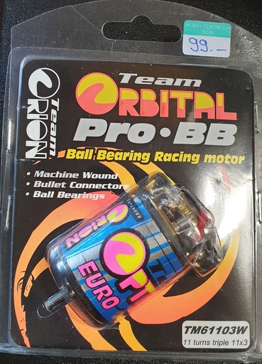 [ORI-TM61103W] Team Orion 61103W - Moteur électrique Orbital Pro BB - type "540" - 11 tours triple