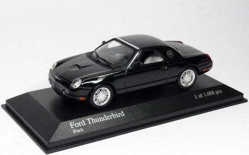 [MIN-400 082131] Minichamps Ford Thunderbird - 2002 - Noire - 1/43 