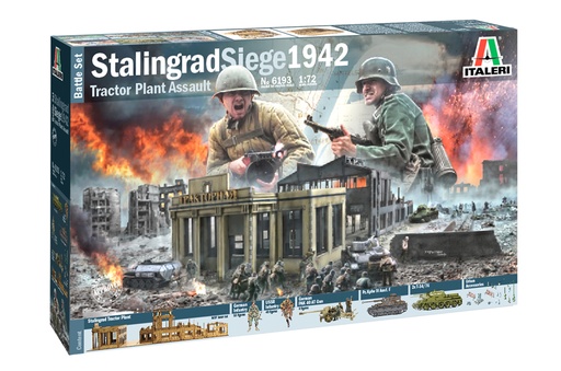 [ITA-6193] Italeri 6193 - Battle Set - StalingradSiege - 1942 - (Tractor Plant Assault) - 1/72  