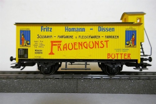 [MAR-4891] Märklin 4891 - Wagon frigorifique avec guérite de frein 'Frauengunst' (faveur des femmes) - DB - HO   