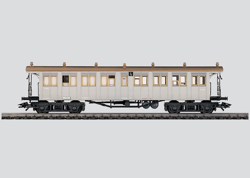 [MAR-42142] Märklin 42142 - Wagon à plate-forme pour trains rapides - Voiture médicale - (K.W.St.E.) - HO 
