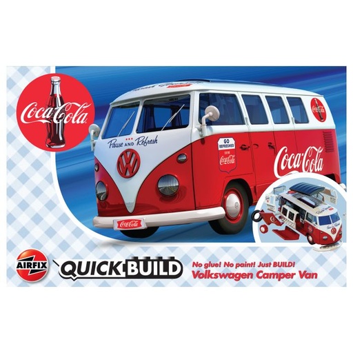 [AIR-J6047] Airfix - VW Camper Van "Coca-Cola" - QuickBuild  