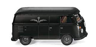 [WIK-07970530] Wiking 07970530 - Bus VW T1 - Véhicule funéraire - Noire - 1/87