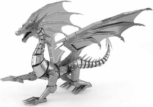 [MET-575023] Metal Earth - Silver Dragon - 3D 