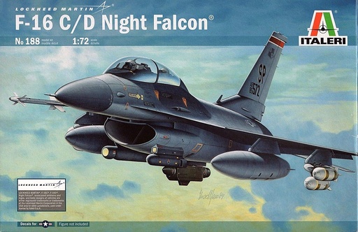 [ITA-510000188] Italeri Avion F-16 C/D Night Falcon Kit