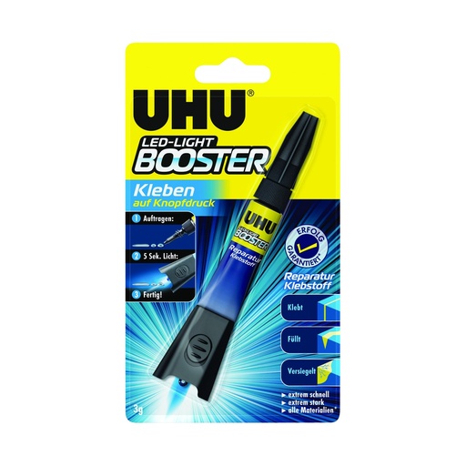[UHU-34760] UHU Led-Light Booster -Colle rapide - 3g 