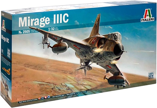 [ITA-510002505] Italeri Avion Mirage III C Kit 1/32
