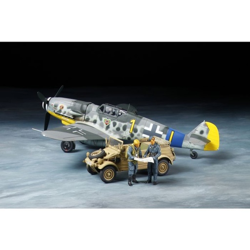 [TAM-25204] Tamiya 25204 - Messerschmitt Bf109 G-6 + Kübelwagen Typ 82 - 1/48