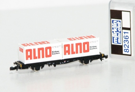 [MAR-82361] Mini-Club 82361 - Wagon plat avec conteneurs "ALNO" - DB - "Z"  