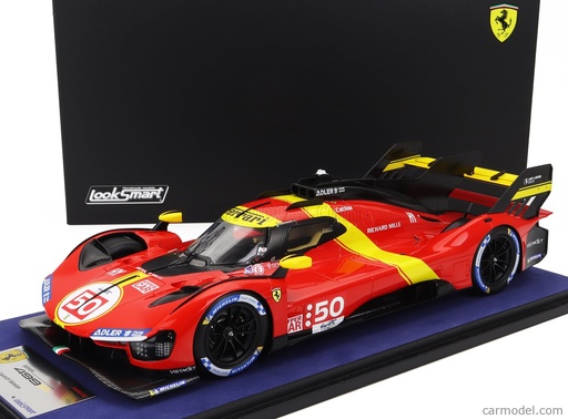 [LOO-LS LM 161] Looksmart - Ferrari 499P - 24 H Le Mans 2023 - #50 - Antonio FUOCO - Miguel MOLINA - Nicklas NIELSEN - 1/43 