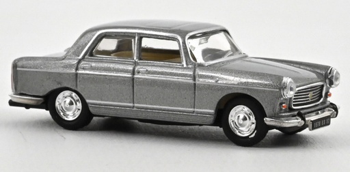 [NOR-474449] Norev - Peugeot 404 - 1968 - Gris métallisée - 1/87   