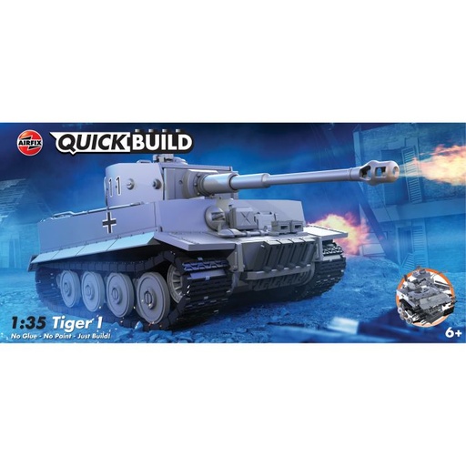 [AIR-J6041] Airfix - Tiger I Tank - QuickBuild - 1/35 - 150 pièces