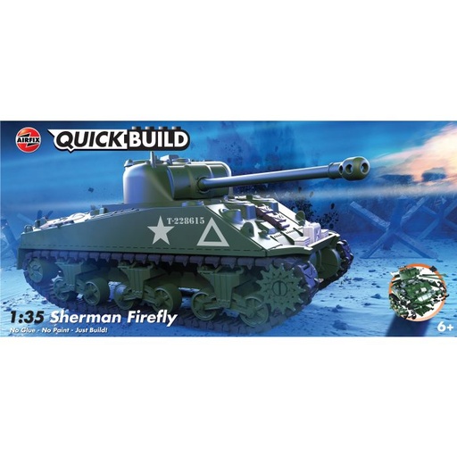 [AIR-J6042] Airfix - Sherman Firefly Tank - QuickBuild - 1/35 - 150 pièces