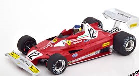 [MCG-18625F] ModelCar  - Ferrari F1 312 T2B - #12 - Carlos Reutemann - 3ème GP Sweden 1977 - 1/18  