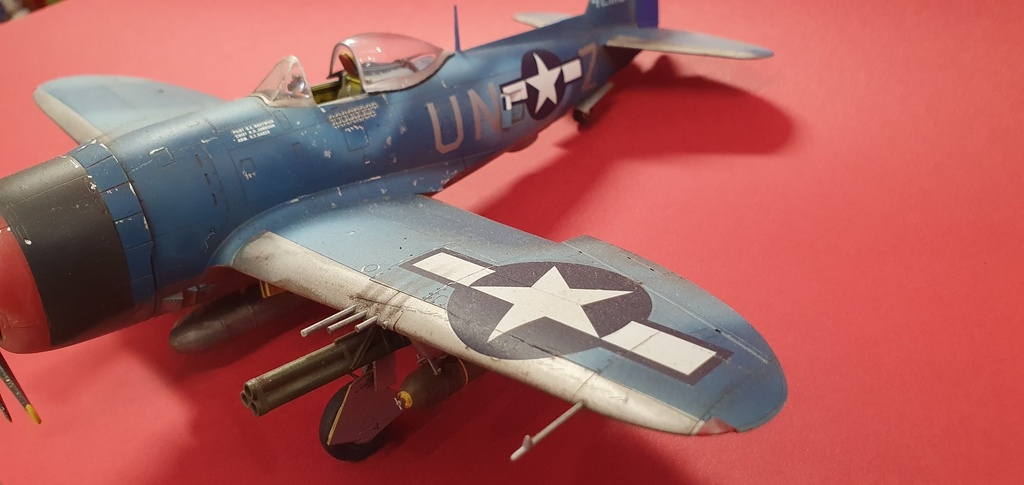 P-47 Thunderbolt - WW2 - Modèle terminé - Exécution de niveau professionnel - 1/48