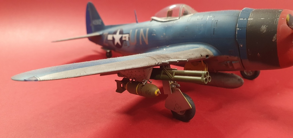 P-47 Thunderbolt - WW2 - Modèle terminé - Exécution de niveau professionnel - 1/48