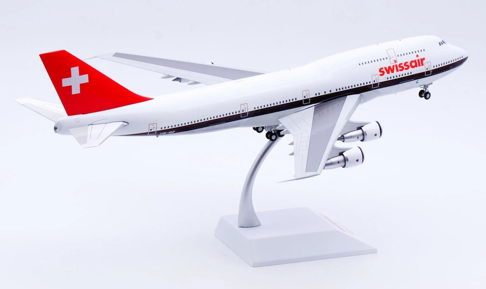 JC Wings - Boeing 747-300 Swissair - Zürich - HB-IGF - Avec support de présentation - 1/200