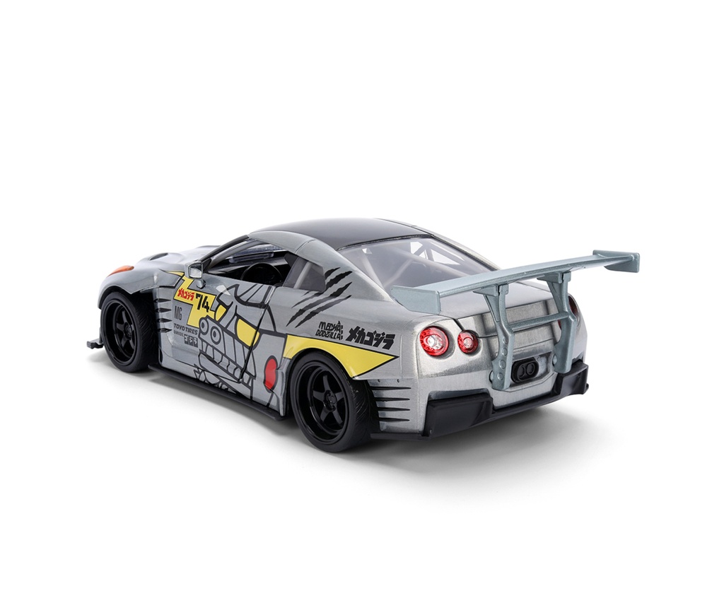 Jada - Mechagodzilla® - Ben Sopra & 2009 Nissan GT-R (R35)  - 1/24