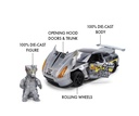 Jada - Mechagodzilla® - Ben Sopra & 2009 Nissan GT-R (R35)  - 1/24