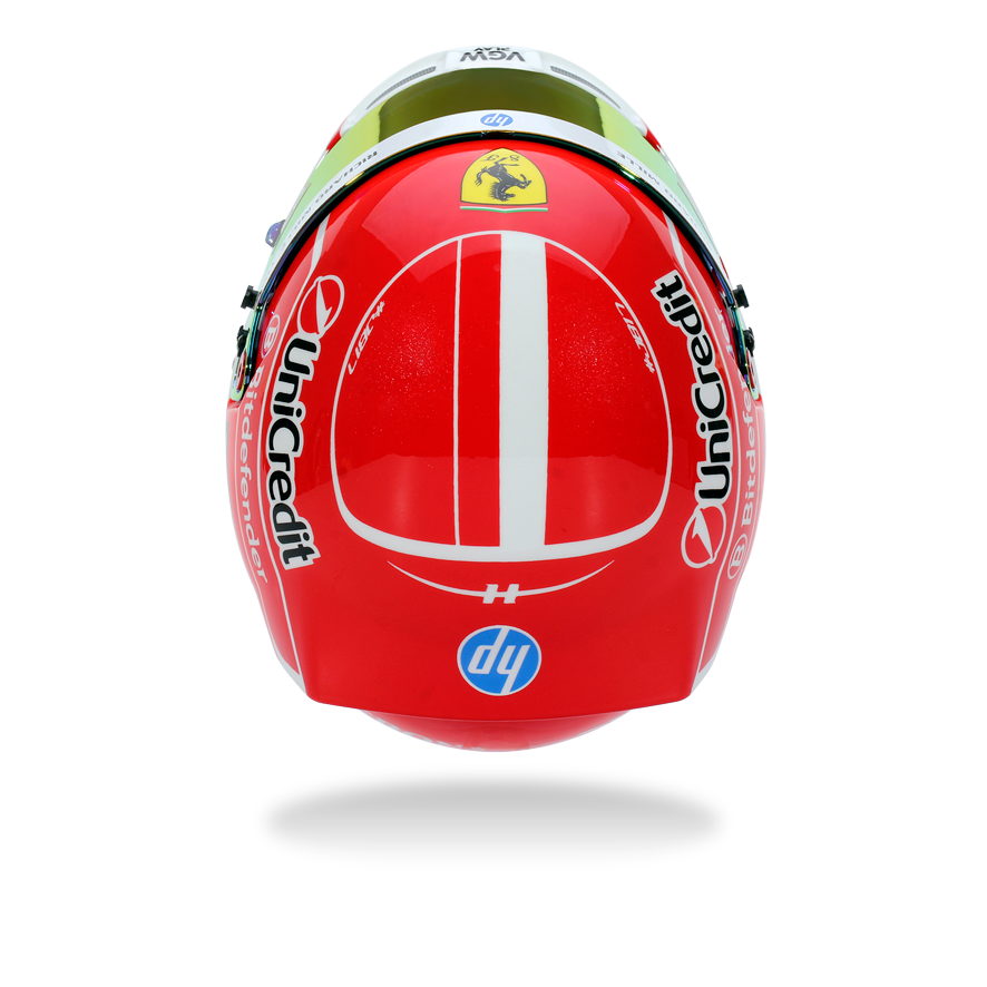 Bell Mini-Helmet - Casque Charles Leclerc - #16 - F-1 Ferrari - 2025 - 1/2