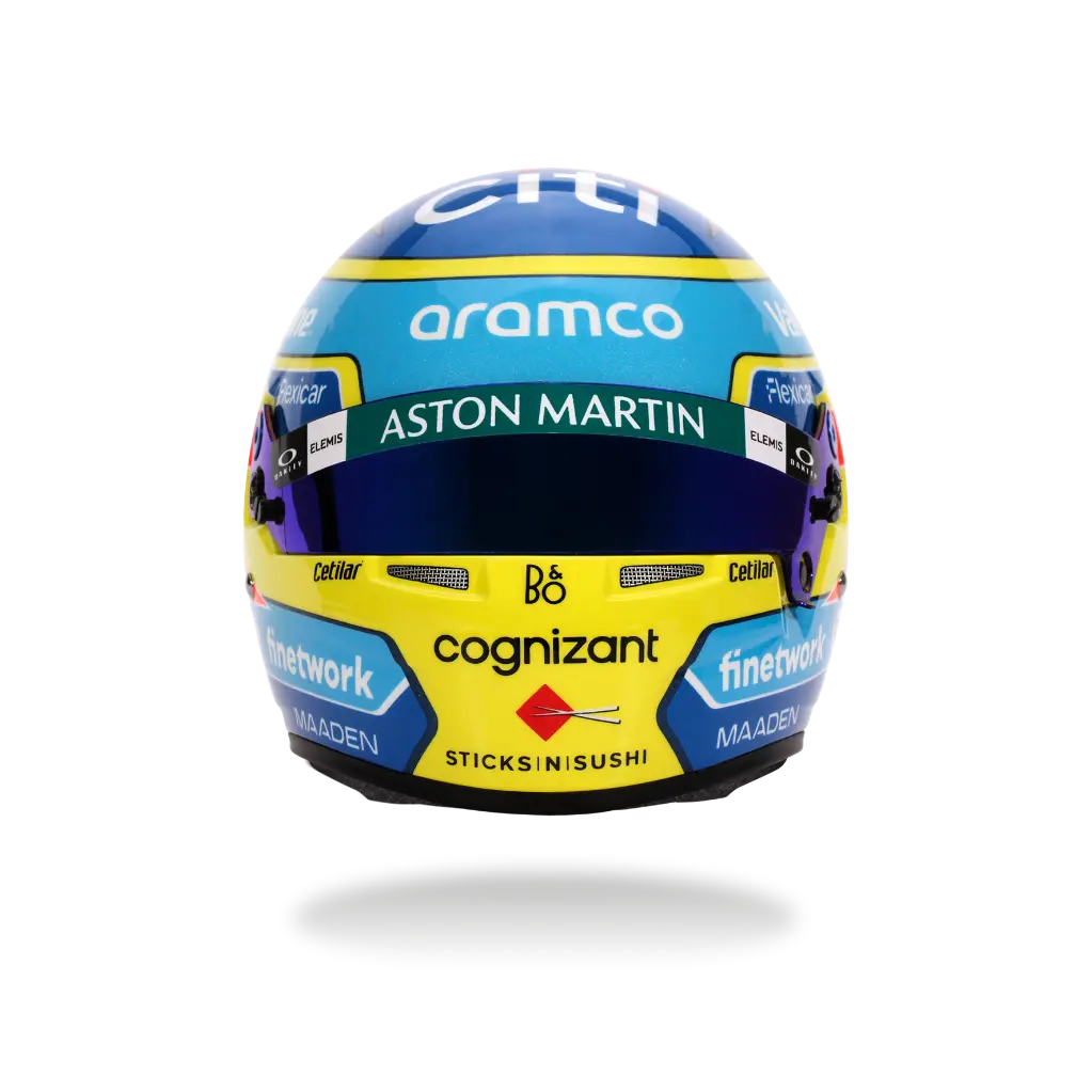 Bell Mini-Helmet - Casque Fernando Alonso - #14 - F-1 Aston Martin - 2025 - 1/2