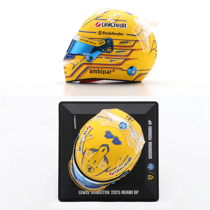 Looksmart - Casque Lewis Hamilton - #44 - F1 Ferrari - 2025 - Miami GP 2025 - 1/5