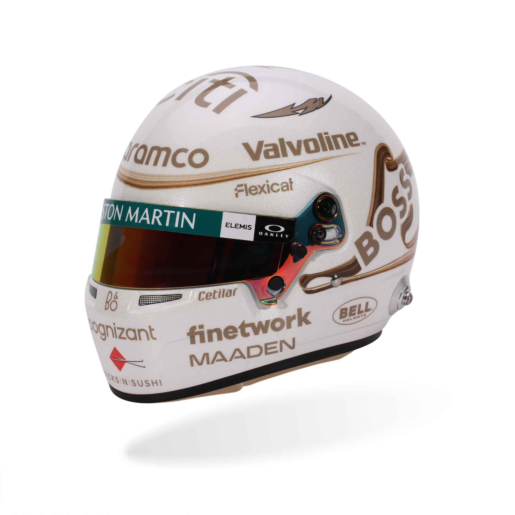 Spark - Casque Fernando Alonso - #14 - Aston Martin F1 Team - Chinese GP 2025 - 1/5